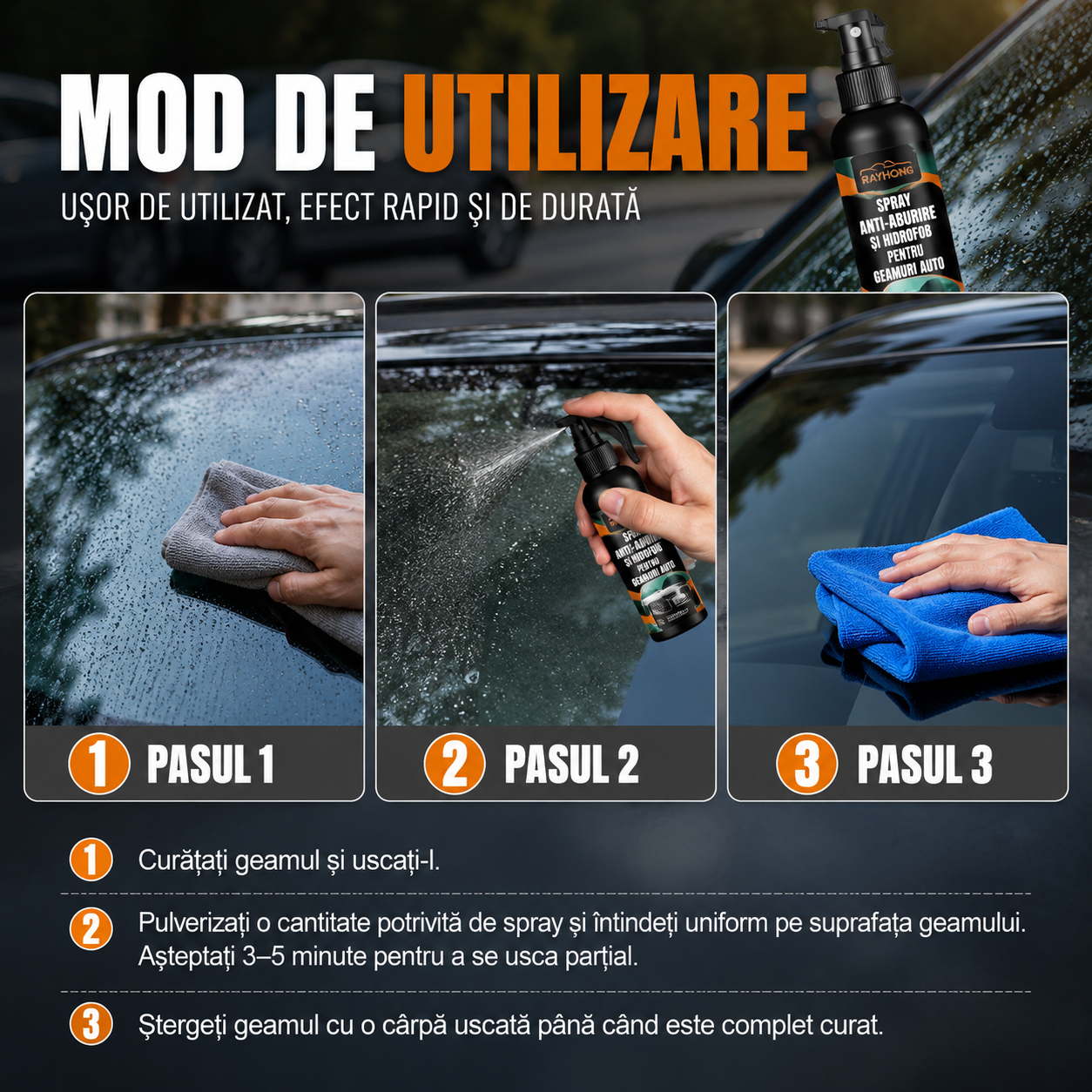 Spray Anti-Aburire și Hidrofob